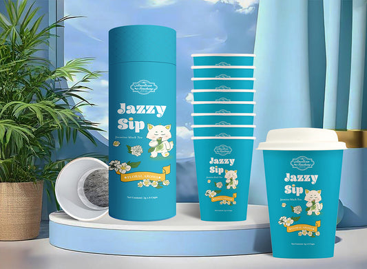 Jazzy Slip Jasmine Black Tea with Lid