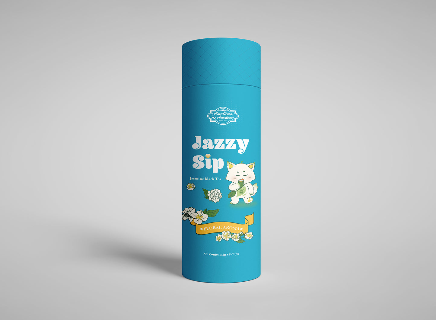 Jazzy Slip Jasmine Black Tea with Lid