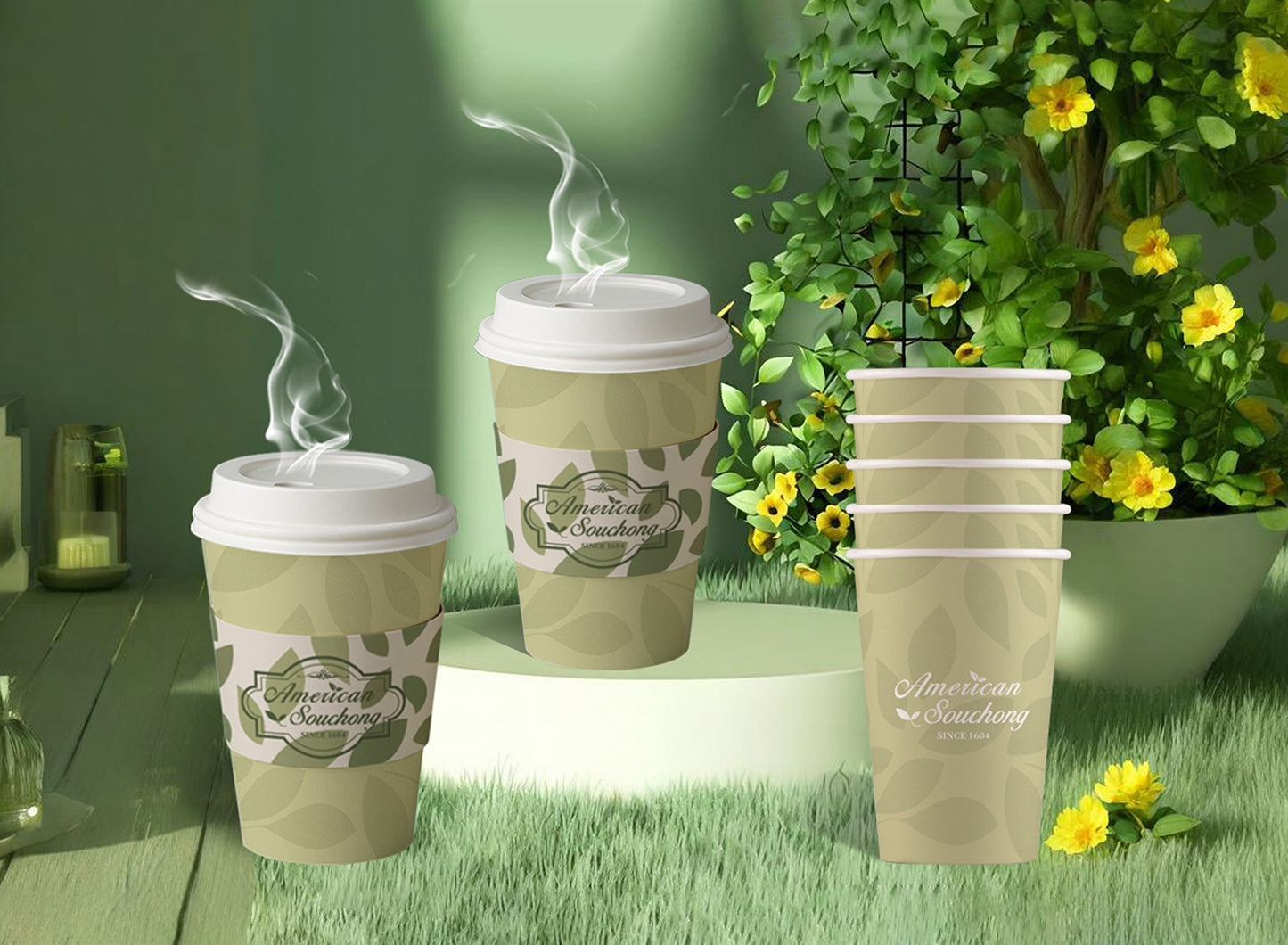 Family Joy Blend  Black Tea in cup with lip —— family-sized pack